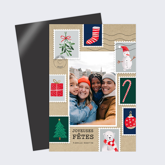 Carte de voeux Lettre au Père Noel