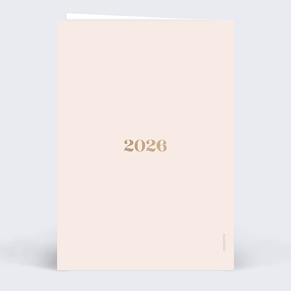 Carte de voeux Entremêlés Verso