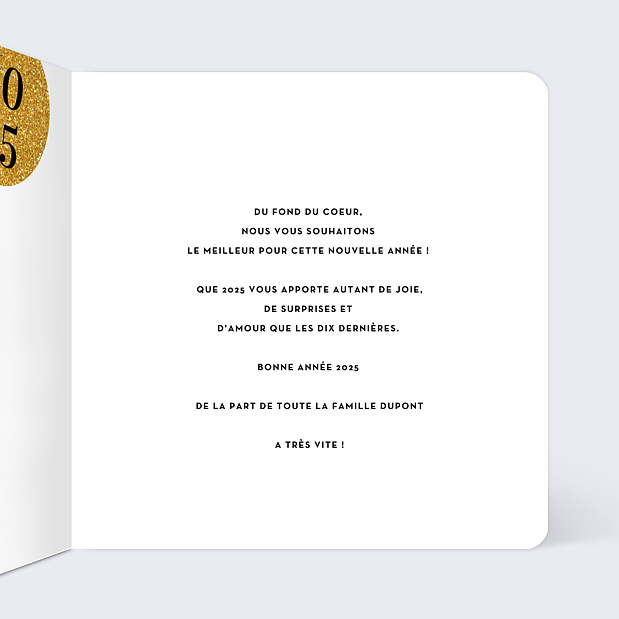 Carte de Voeux Particuliers Shiny Balloon Intérieur Droit