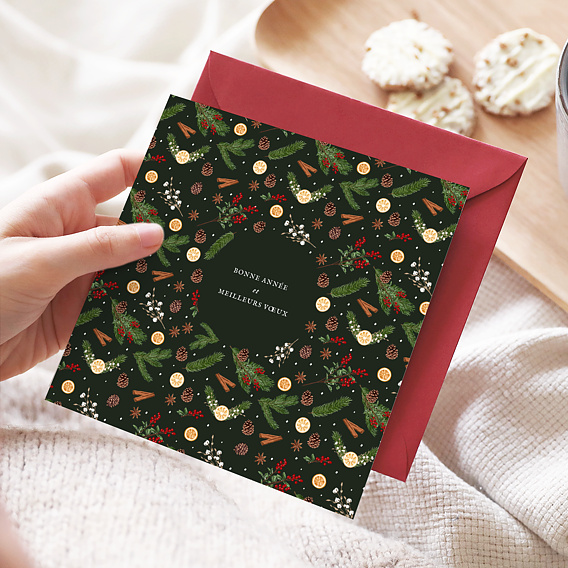 Carte de voeux Tradition