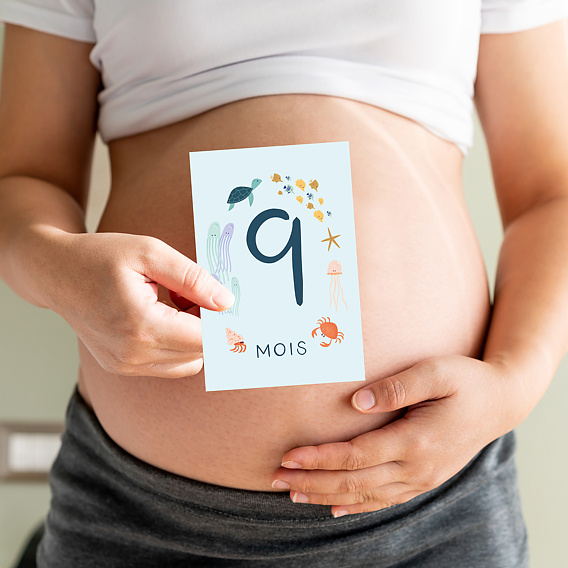 Carte étape bébé Océan de Bonheur