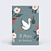 Carte Étape Bébé Jolie Cigogne
