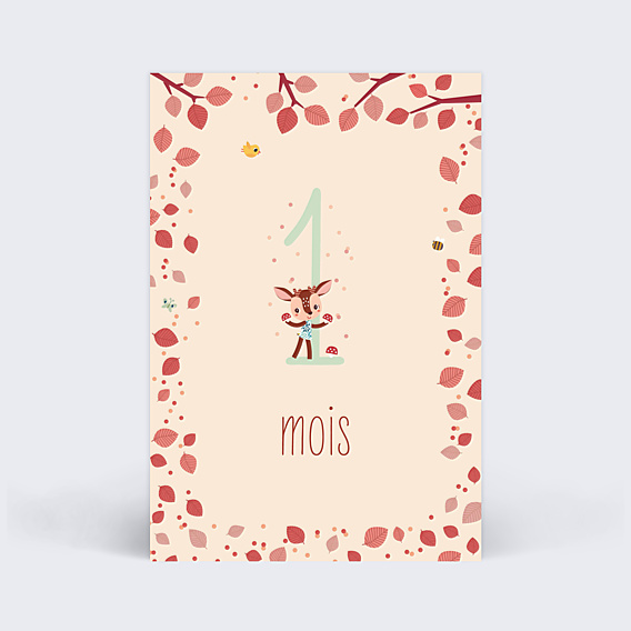 Carte Étape Bébé Lilliputiens x Popcarte