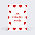 Carte Étape Bébé Cœur