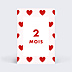 Carte Étape Bébé Cœur