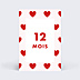 Carte Étape Bébé Cœur