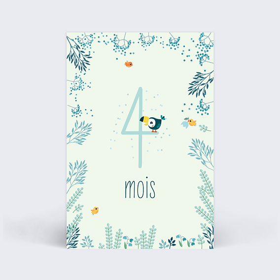 Carte étape bébé Lilliputiens x Popcarte Carte 5