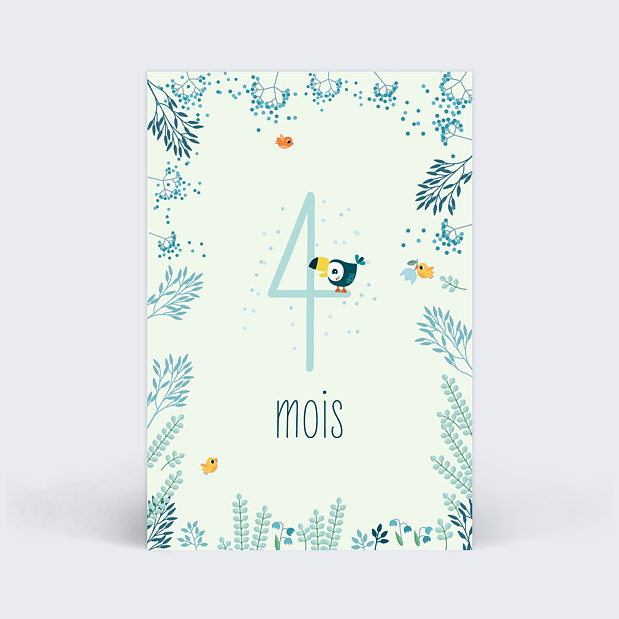 Cartes Étapes Bébé Lilliputiens x Popcarte Carte 5