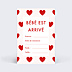 Carte Étape Bébé Grossesse Cœur