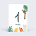 Carte Étape Bébé Dans la Jungle