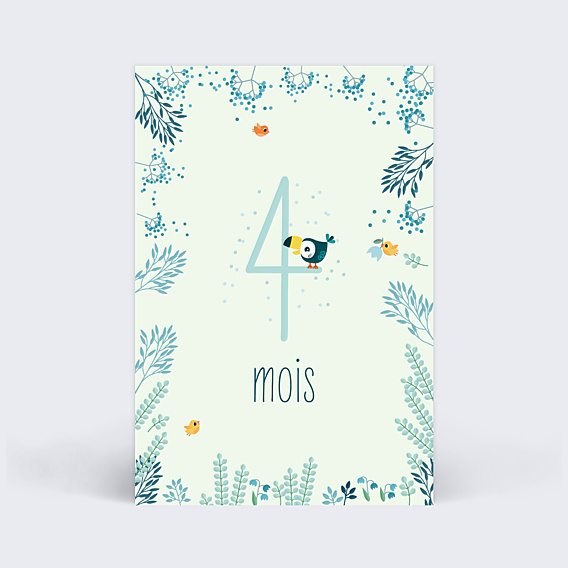 Carte Étape Bébé Lilliputiens x Popcarte