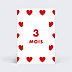 Carte Étape Bébé Grossesse Cœur