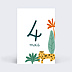 Carte Étape Bébé Dans la Jungle