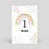 Carte étape bébé Grossesse Pack Coloré Carte 2