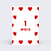 Carte Étape Bébé Grossesse Cœur