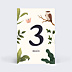 Carte Étape Bébé Jolie Forêt