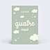 Carte Étape Bébé Nuage