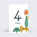 Carte Étape Bébé Dans la Jungle
