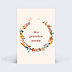 Carte étape bébé Petite Fleur Carte 1