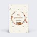 Carte étape bébé Renardeau Carte 1
