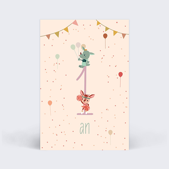 Carte étape bébé Lilliputiens x Popcarte Carte 6