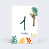 Carte Étape Bébé Dans la Jungle