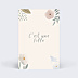 Carte Étape Bébé Grossesse Printanière
