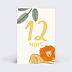 Carte étape bébé Jungle Carte 6