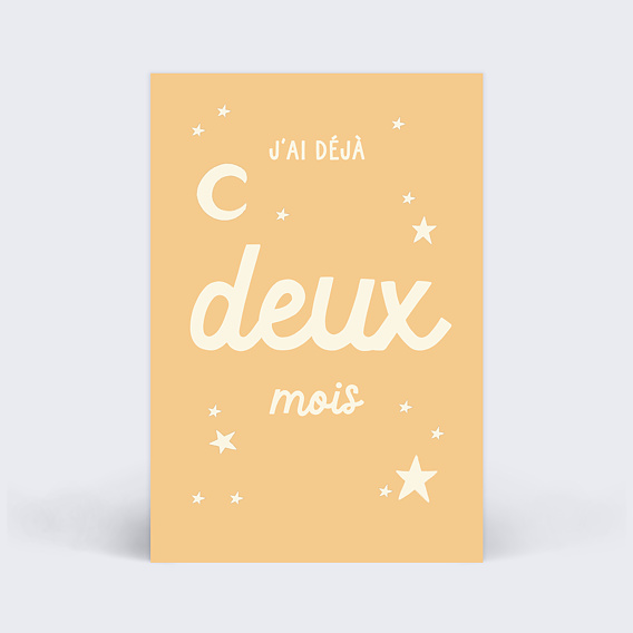 Carte étape bébé Nuage Carte 3