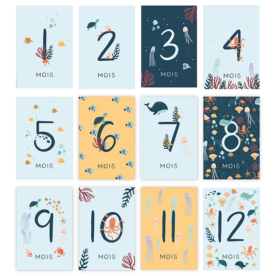 Carte étape bébé Océan Après 4