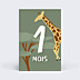 Carte Étape Bébé Jungle