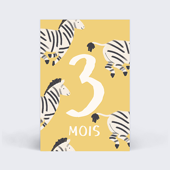 Carte Étape Bébé Jungle