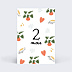 Carte étape bébé Pack Coloré Carte 3