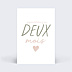 Carte Étape Bébé Mots Cœur
