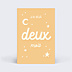 Carte Étape Bébé Nuage