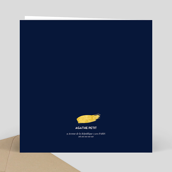 Carte fête des pères Citation Verso