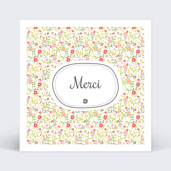 Remerciements Baptême Liberty