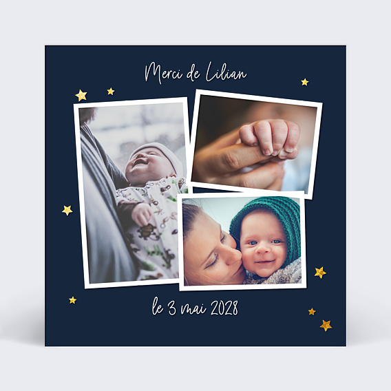 Remerciements Baptême Etoiles marines