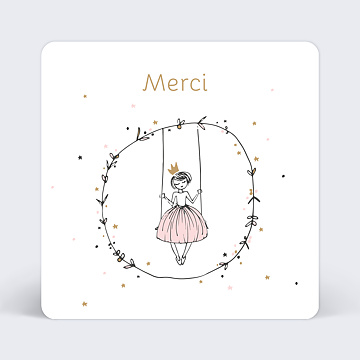 Remerciements Baptme Princesse balanoire