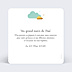 Remerciements Baptême Jolis nuages