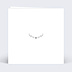 Faire-part bar mitzvah Coeur Bucolique Simple Verso