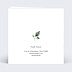 Faire-part bar mitzvah Dorure Eucalyptus Verso