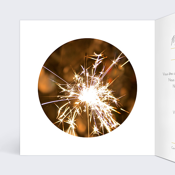 Faire-part bar mitzvah Dorure Couronne Photo