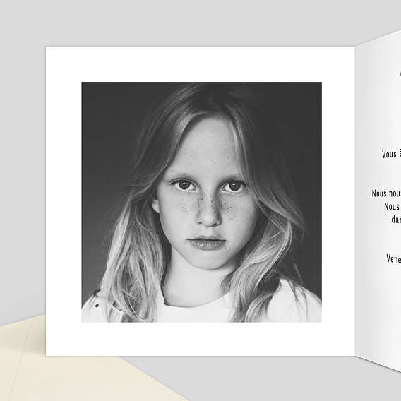 Faire-part bar mitzvah Dorure Étoilée Intérieur Gauche