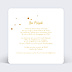 Faire-part bar mitzvah Golden Dots Verso