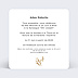 Faire-part bar mitzvah Golden Jungle Verso