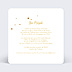 Faire-part bar mitzvah Golden Dots