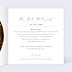 Faire-part bar mitzvah Dorure Couronne Photo Intérieur Droit