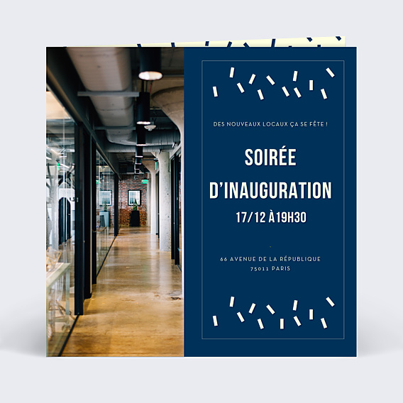 Carte D invitation Professionnelle Entreprises Popcarte