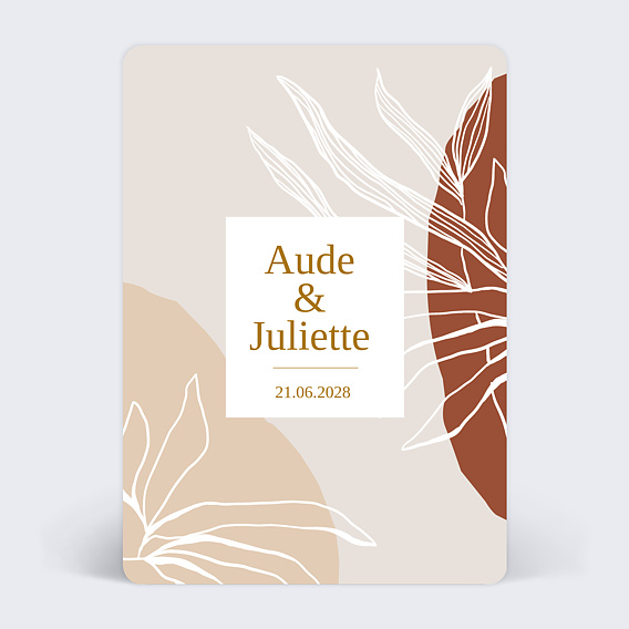 Carte Pacs Boho Popcarte Carte Pacs Boho Popcarte